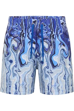 Carlo Colucci Badkleding, Heren, Veelkleurig, 3Xl, Sportieve Zwemshorts - Fusion Eiberger