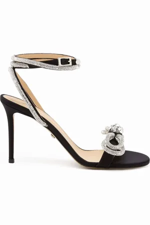Mach & Mach Schoenen, Dames, Zwart, 38 EU, Zwarte Sandalen met Bandjes