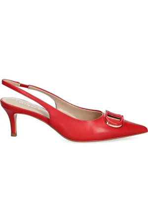 Twin-Set Schoenen, Dames, Rood, 36 EU, Hakken Matchende Set