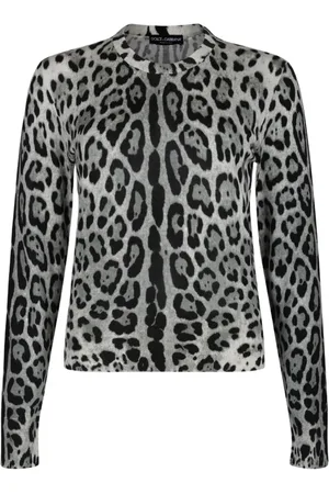Dolce & Gabbana Truien, Dames, Grijs, S, Stijlvolle Sweaters Collectie