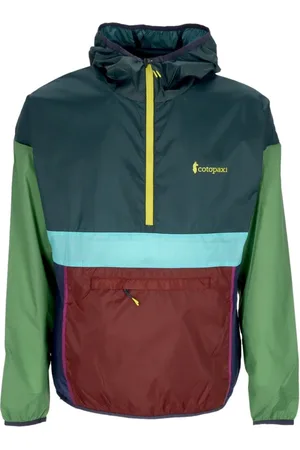 COTOPAXI Jassen, Heren, Veelkleurig, L, Polyester, Opvouwbare Windbreaker Anorak met Capuchon