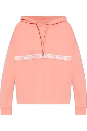 Moschino Sweatshirts & Hoodies, Dames, Roze, M, Katoen, Sweatshirt uit de ondergoedlijn