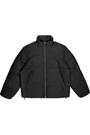 Edwin Jassen, Heren, Zwart, L, Nylon, Afneembare Mouw Waterdichte Puffer Jas