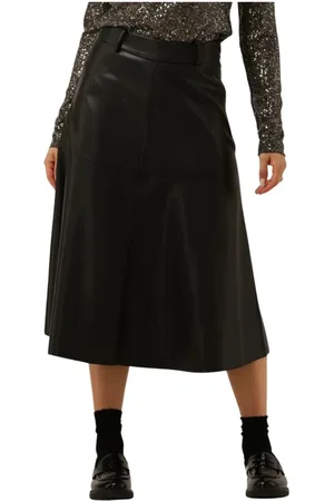 Bruuns Bazaar Rokken, Dames, Zwart, M, Polyester, Vegani Imma Rok