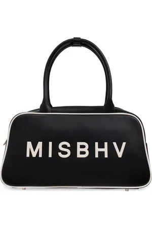 MISBHV Tassen, Dames, Zwart, ONE Size, Leer, Handtas