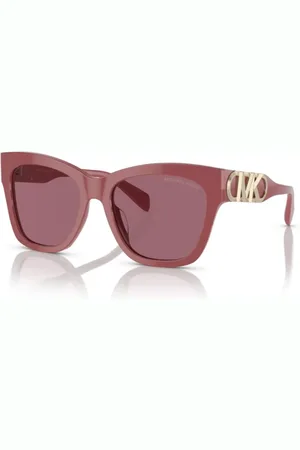 Michael Kors Accessoires, unisex, Roze, 55 MM, Empire Square Zonnebrillen
