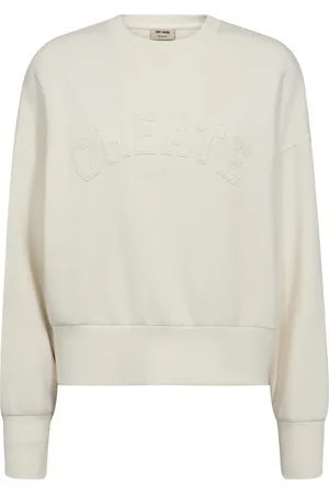 Mos Mosh Sweatshirts & Hoodies, Dames, , M, Polyester, Coole Sweatshirt met Retro College Vibes
