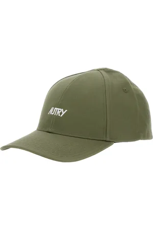 Autry Accessoires, Heren, Groen, ONE Size, Katoen, Groene Baseballpet met Logodetail