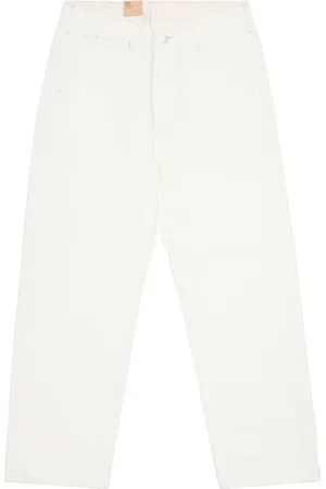 Edwin Jeans, Heren, Wit, M, Katoen, Japanse Katoenen Wijde Pijp Broek