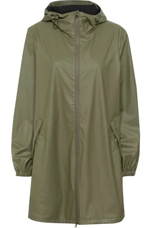 Part Two Jassen, Dames, Groen, Xs/S, Polyester, Stijlvolle Regenjas Kalamata