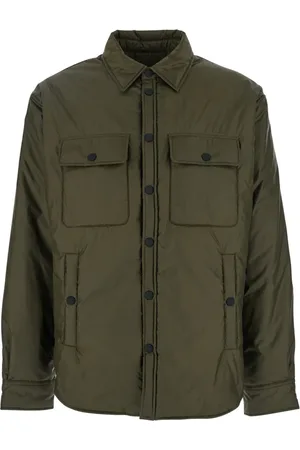 Dsquared2 Jassen, Heren, Groen, M, Groene donsjas met logo