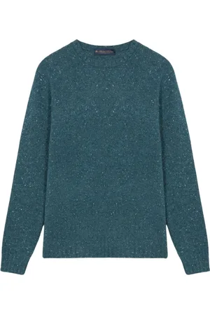 Brooks Brothers Truien, Dames, Groen, S, Wol, Groen wollen trui van wol, nylon en alpaca