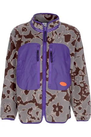 PUMA Sport, Heren, Veelkleurig, M, Polyester, Sherpa Fleece Jas met Pam Design