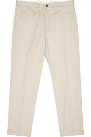 Nine In The Morning Broeken, Heren, , M, Katoen, Relaxed fit katoenen chino broek