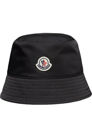 Moncler Accessoires, Dames, Grijs, M, Katoen, Stijlvolle Bucket Hat voor de Zomer