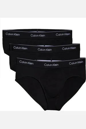 Calvin Klein Ondergoed, Heren, Zwart, M, Katoen, Klassieke Katoenen Boxer Briefs 3-Pack
