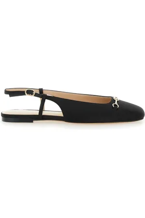 Twin-Set Schoenen, Dames, Zwart, 38 EU, Zwarte balletflats met vierkante neus
