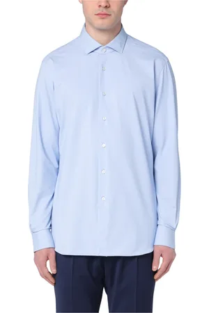 Xacus Overhemden, Heren, Blauw, 3Xl, Lange mouw actief overhemd