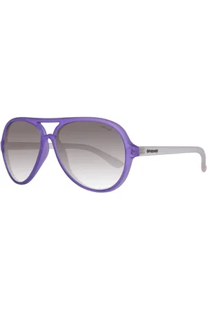 Polaroid Accessoires, Dames, Paars, ONE Size, Paarse Aviator Zonnebril voor Vrouwen