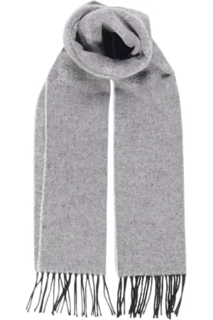 ALVIERO MARTINI 1A CLASSE Accessoires, Dames, Grijs, ONE Size, Wol, Grijze Gebreide Wollen Sjaal