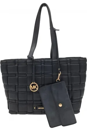 Michael Kors Tassen, Dames, Zwart, ONE Size, Leer, Stijlvolle tas met afneembaar ritsvak