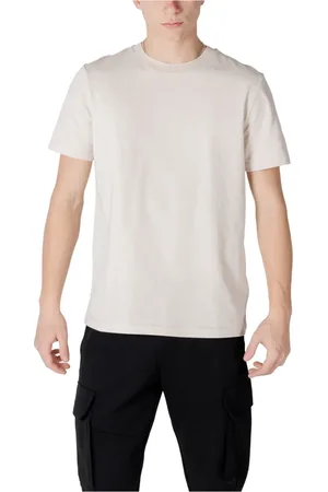 Antony Morato Tops, Heren, Wit, XL, Katoen, Witte Katoenen T-shirt Korte Mouw