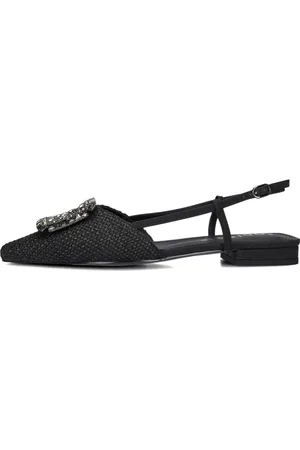 Lodi Schoenen, Dames, Zwart, 38 EU, Elegante Zwarte Slingbacks voor Vrouwen
