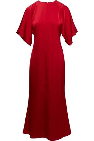 Wakakuu Kleedjes, Dames, Rood, S, Elegante Cimmo Jurk voor Vrouwen