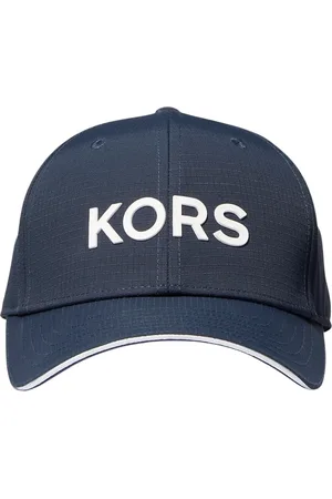Michael Kors Accessoires, Heren, Blauw, ONE Size, Nylon, Blauwe Ripstop Tech Hoed voor Volwassenen