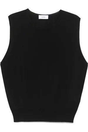 LARDINI Tops, Heren, Zwart, M, Gebreid Heren Gilet