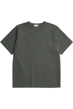 Norse projects Tops, Heren, Groen, M, Simon Heavy T-shirt - olijf