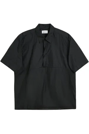 Soulland Overhemden, unisex, Zwart, M/L, Polyester, Geperforeerd shirt
