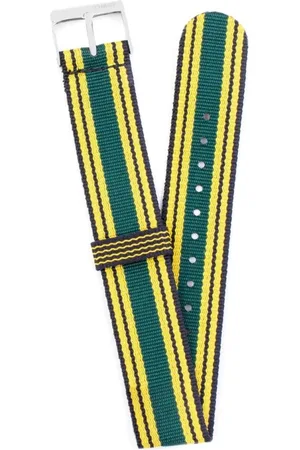 Timex Accessoires, unisex, Veelkleurig, ONE Size, Nylon, Nylon Horloge Groen Gele Strepen