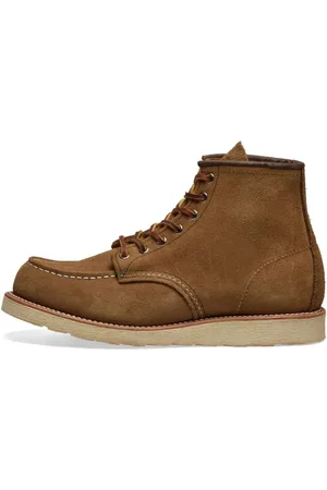 Red Wing Schoenen, Heren, Bruin, 43 EU, Leer, Heritage Moc Toe Boot Olive
