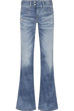 Diesel Jeans, Dames, Blauw, W27, Katoen, Hush Jeans