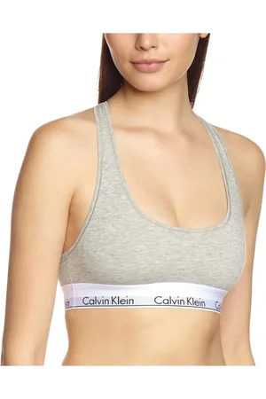 Calvin Klein Sport, Dames, Grijs, M, Katoen, Moderne katoenen sport-bralette