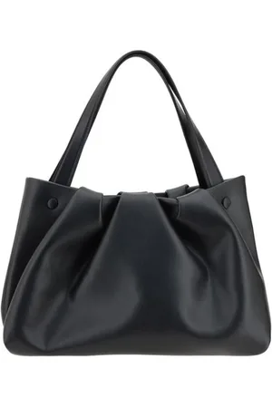 THEMOIRÈ Tassen, Dames, Zwart, ONE Size, Leer, Minimalistische Vegan Leren Schoudertas