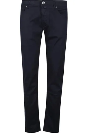 Jacob Cohen Jeans, Heren, Blauw, W33, Katoen, Super Slim Fit Jeans met 5 zakken