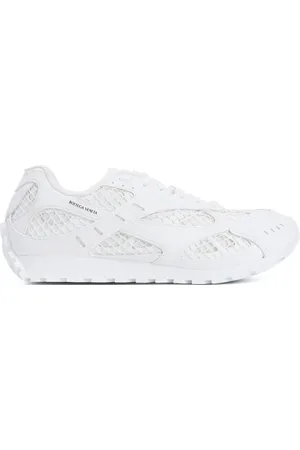 Bottega Veneta Schoenen, Dames, Wit, 40 EU, Witte Sneakers Modern Ontwerp Ronde Neus