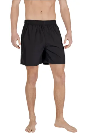 Armani Exchange Korte broeken, Heren, Zwart, S, Polyester, Zwarte Polyester Casual Shorts