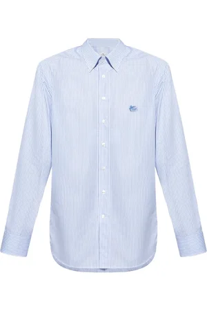 Etro Overhemden, Heren, Blauw, M, Roma Shirt Stijlvolle Modieuze Top
