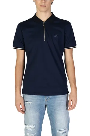 Antony Morato Tops, Heren, Blauw, XL, Katoen, Polo Shirts