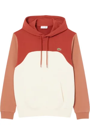 Lacoste Sweatshirts & Hoodies, Heren, Oranje, XL, Katoen, Oranje Sweatshirt Sh 9571