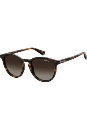 Polaroid Accessoires, unisex, Bruin, ONE Size, Bruine Ovale Zonnebril met Bruine Lenzen