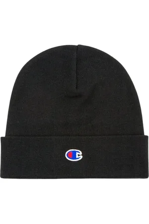 Champion Accessoires, Heren, Zwart, ONE Size, Polyester, Gedrukte Polyester Beanie Zwart