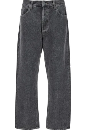 AGOLDE Jeans, Heren, Grijs, W32, Katoen, Vintage Grijs Katoenen Five Pocket Jeans