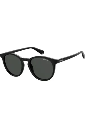 Polaroid Accessoires, unisex, Zwart, ONE Size, Stijlvolle ovale zonnebril met monochrome lenzen