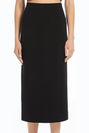 Max Mara Rokken, Dames, Zwart, S, Zwarte Pure Rok