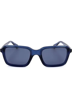 Polaroid Accessoires, unisex, Blauw, ONE Size, Blauwe Vierkante Zonnebril Stijlvolle Keuze