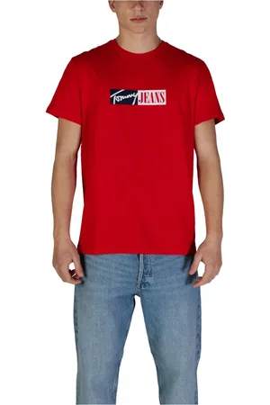 Tommy Hilfiger Tops, Heren, Rood, 2Xl, Katoen, Rood Bedrukt Katoenen Ondergoed